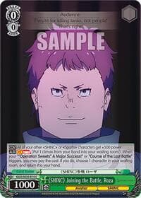 "SHINC" Joining the Battle, Roza - SAO Alternative–Gun Gale Online–2 Extra Booster - Weiss Schwarz card