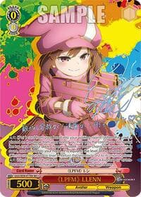 "LPFM" LLENN (SEC+) - SAO Alternative–Gun Gale Online–2 Extra Booster - Weiss Schwarz card