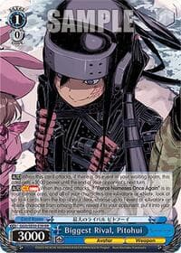 Biggest Rival, Pitohui - SAO Alternative–Gun Gale Online–2 Extra Booster - Weiss Schwarz card