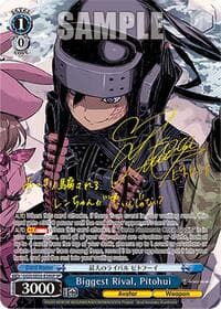 Biggest Rival, Pitohui (SP) - SAO Alternative–Gun Gale Online–2 Extra Booster - Weiss Schwarz card