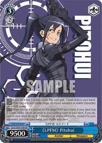 "LPFM" Pitohui - SAO Alternative–Gun Gale Online–2 Extra Booster - Weiss Schwarz card