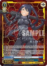 "LPFM" Pitohui (SSP) - SAO Alternative–Gun Gale Online–2 Extra Booster - Weiss Schwarz card