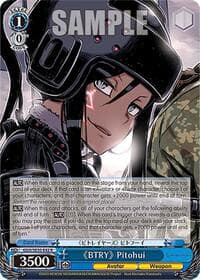 "BTRY" Pitohui - SAO Alternative–Gun Gale Online–2 Extra Booster - Weiss Schwarz card