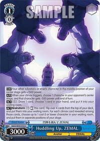 Huddling Up, ZEMAL - SAO Alternative–Gun Gale Online–2 Extra Booster - Weiss Schwarz card