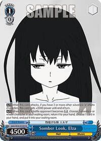 Somber Look, Elza (HC) - SAO Alternative–Gun Gale Online–2 Extra Booster - Weiss Schwarz card