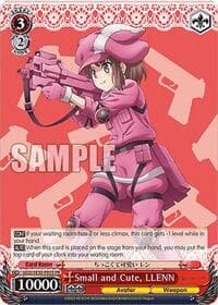 Small and Cute, LLENN - SAO Alternative–Gun Gale Online–2 Extra Booster - Weiss Schwarz card
