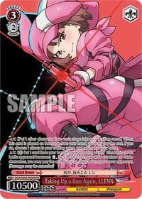 Taking Up a Gun Again, LLENN - SAO Alternative–Gun Gale Online–2 Extra Booster - Weiss Schwarz card