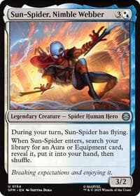 Sun-Spider, Nimble Webber - Marvel's Spider-Man - Magic: The Gathering card