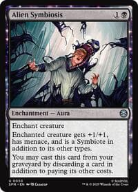 Alien Symbiosis - Marvel's Spider-Man - Magic: The Gathering card
