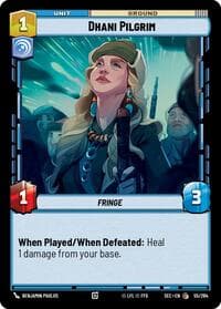 Dhani Pilgrim - Secrets of Power - Star Wars: Unlimited card