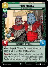 Mas Amedda - Accomplice to Power - Secrets of Power - Star Wars: Unlimited card