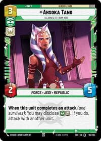 Ahsoka Tano - I Learned It from You - Secrets of Power - Star Wars: Unlimited card