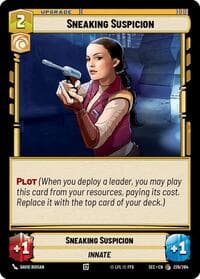 Sneaking Suspicion - Secrets of Power - Star Wars: Unlimited card
