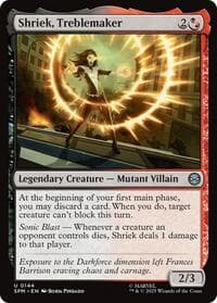 Shriek, Treblemaker - Marvel's Spider-Man - Magic: The Gathering card