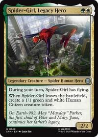 Spider-Girl, Legacy Hero - Marvel's Spider-Man - Magic: The Gathering card