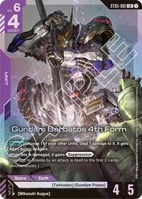 Gundam Barbatos 4th Form - Starter Deck 05: Iron Bloom - Gundam Card Game card