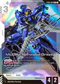 McGillis' Schwalbe Graze - Starter Deck 05: Iron Bloom - Gundam Card Game card