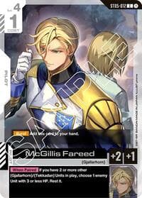 McGillis Fareed - Starter Deck 05: Iron Bloom - Gundam Card Game card