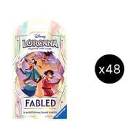 Disney Lorcana: Fabled Sleeved Booster Pack Case - Fabled - Disney Lorcana card