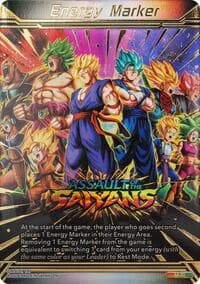 Energy Marker - Assault of the Saiyans (M-20) - Prismatic Clash - Dragon Ball Super: Masters card