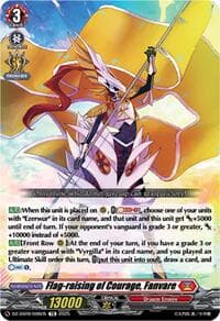 Flag-raising of Courage, Fanvare - DZ-SS09: Zero Tendo Start Deck - Cardfight Vanguard card