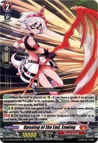 Opening of the End, Enwing (TDR) - DZ-SS09: Zero Tendo Start Deck - Cardfight Vanguard card