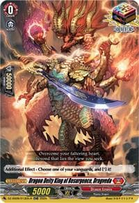 Dragon Deity King of Resurgence, Dragveda (TDR) - DZ-SS09: Zero Tendo Start Deck - Cardfight Vanguard card