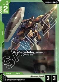Abdul's Maganac - Dual Impact - Gundam Card Game card