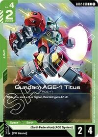 Gundam AGE-1 Titus - Dual Impact - Gundam Card Game card
