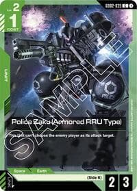 Police Zaku (Armored RRU Type) - Dual Impact - Gundam Card Game card