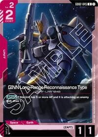GINN Long-Range Reconnaissance Type - Dual Impact - Gundam Card Game card