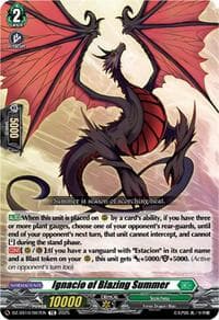 Ignacio of Blazing Summer - DZ-SS10: Shiki Otei Start Deck - Cardfight Vanguard card