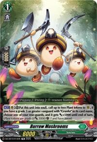 Burrow Mushrooms - DZ-SS10: Shiki Otei Start Deck - Cardfight Vanguard card