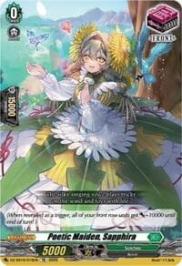Poetic Maiden, Sapphira - DZ-SS10: Shiki Otei Start Deck - Cardfight Vanguard card