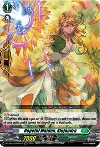Hopeful Maiden, Alejandra (TDR) - DZ-SS10: Shiki Otei Start Deck - Cardfight Vanguard card
