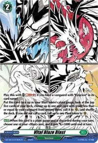 Vital Blaze Blast (TDR) - DZ-SS10: Shiki Otei Start Deck - Cardfight Vanguard card