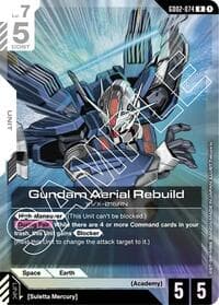 Gundam Aerial Rebuild - Dual Impact - Gundam Card Game card