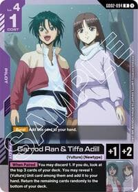 Garrod Ran & Tiffa Adill - Dual Impact - Gundam Card Game card