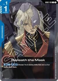 Beneath the Mask - Dual Impact - Gundam Card Game card