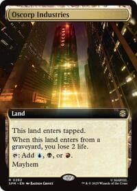 Oscorp Industries (Extended Art) - Marvel's Spider-Man - Magic: The Gathering card