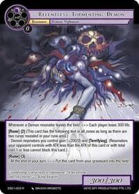 Relentless Tormenting Demon - Evil Cluster Starter Deck 1: Valgott - Force of Will card