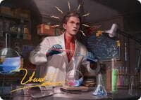 Peter Parker Art Card (3/54) (Gold-Stamped Signature) - Art Series: Marvel's Spider-Man - Magic: The Gathering card