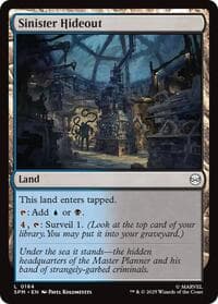 Sinister Hideout - Marvel's Spider-Man - Magic: The Gathering card