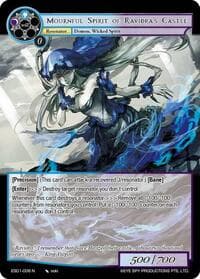 Mournful Spirit of Ravidra's Castle - Evil Cluster Starter Deck 1: Valgott - Force of Will card