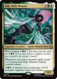 Silk, Web Weaver - Marvel's Spider-Man - Magic: The Gathering card