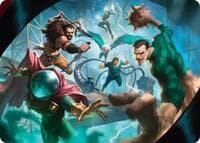 Behold the Sinister Six! Art Card (7/54) - Art Series: Marvel's Spider-Man - Magic: The Gathering card