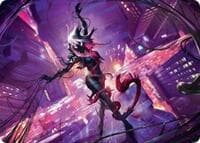 Gwenom, Remorseless Art Card - Art Series: Marvel's Spider-Man - Magic: The Gathering card