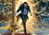 Morlun, Devourer of Spiders Art Card (Gold-Stamped Signature) - Art Series: Marvel's Spider-Man - Magic: The Gathering card