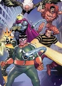 Behold the Sinister Six! Art Card (45/54) - Art Series: Marvel's Spider-Man - Magic: The Gathering card