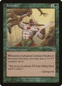 Ferocity - Mercadian Masques - Magic: The Gathering card
